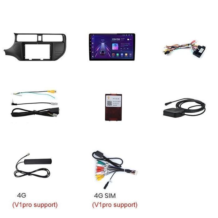Nawigacja Radio KIA RIO 2011 - 2015 Android Auto Carplay 2GB plus