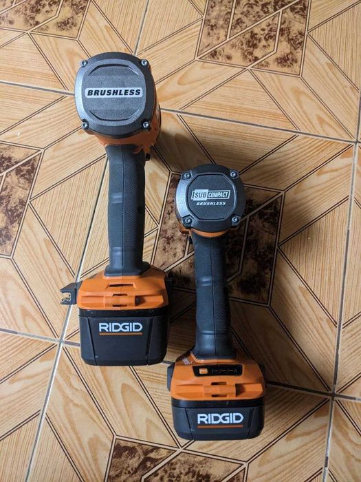Ударная дрель-шуруповерт+гайковерт Ridgid 18V