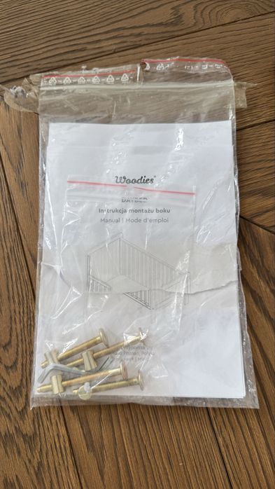 Nowy bok do łóżeczka Woodies Stardust Cot Daybed Vintage