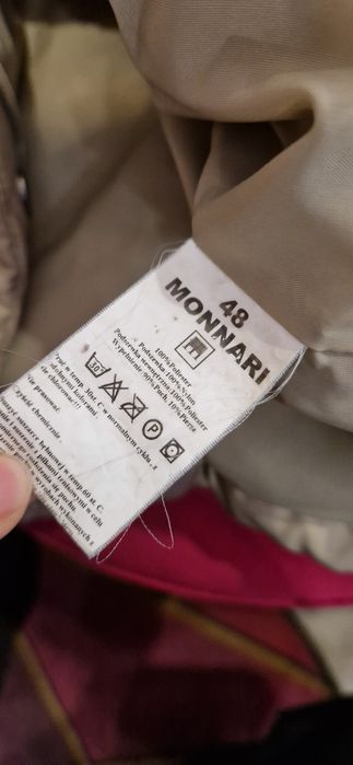 Kurtka Monnari damska XL beżowa jesienno zimowa