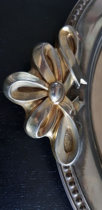 Taca okrągła Srebrna PRL