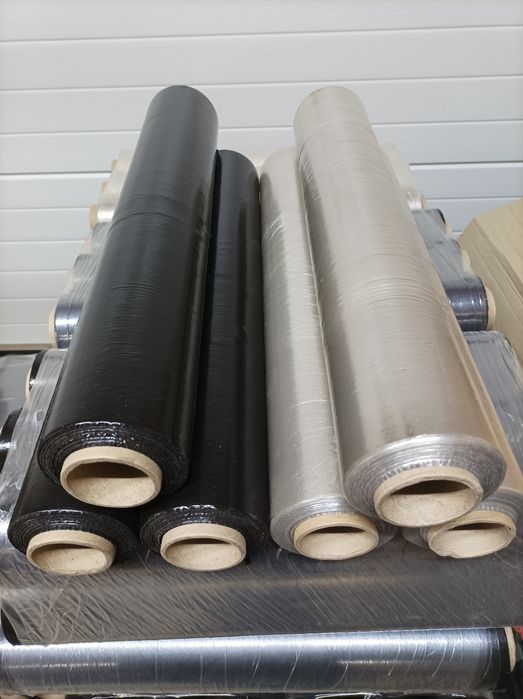 Стрейч пленка чорна прозора опт розница