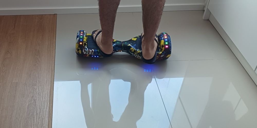 Hoverboard silver Bluetooth