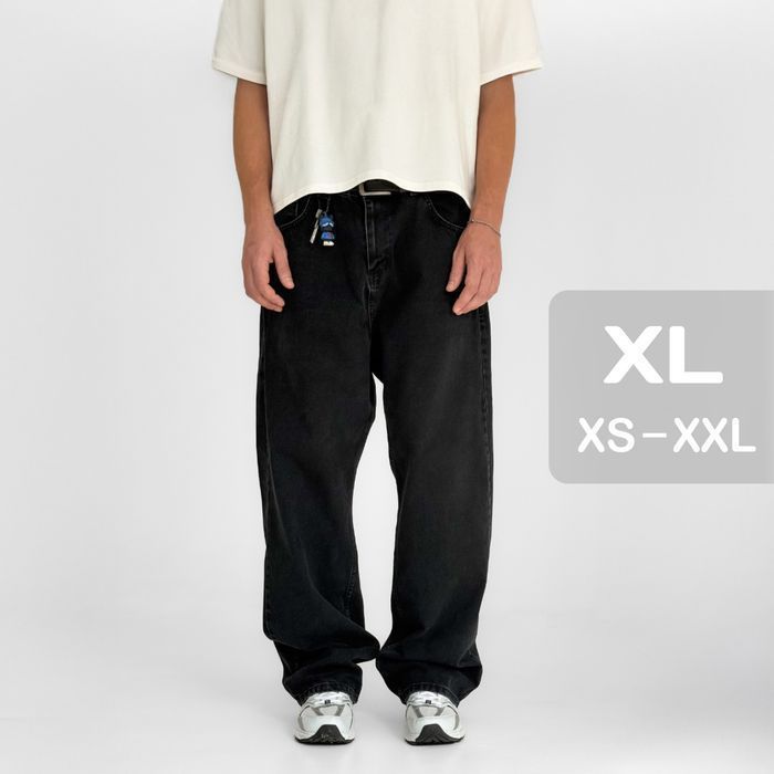 Джинси чоловічі baggy jeans, широкие джинсы мужские реп rap sk8 XL