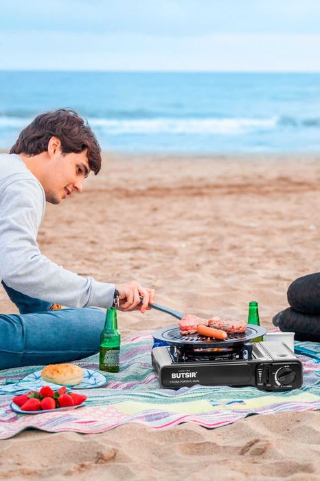 Fogão portátil a gás MS-2000 BUTSIR (Autocaravana / Campervan)