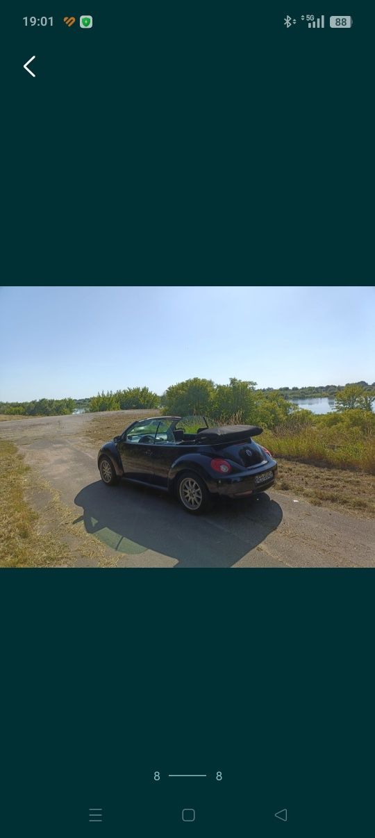New Beetel kabriolet