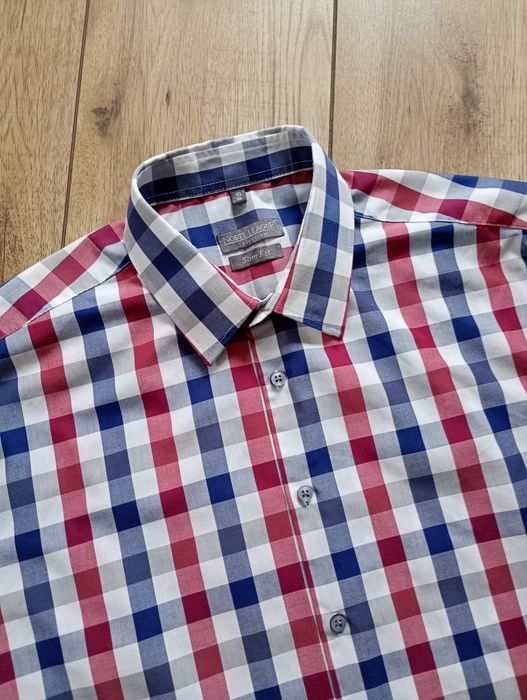 Nobel League męska koszula L Slim 40/41