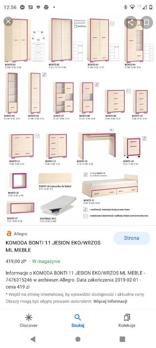 komplet mebli dla dziewczynki