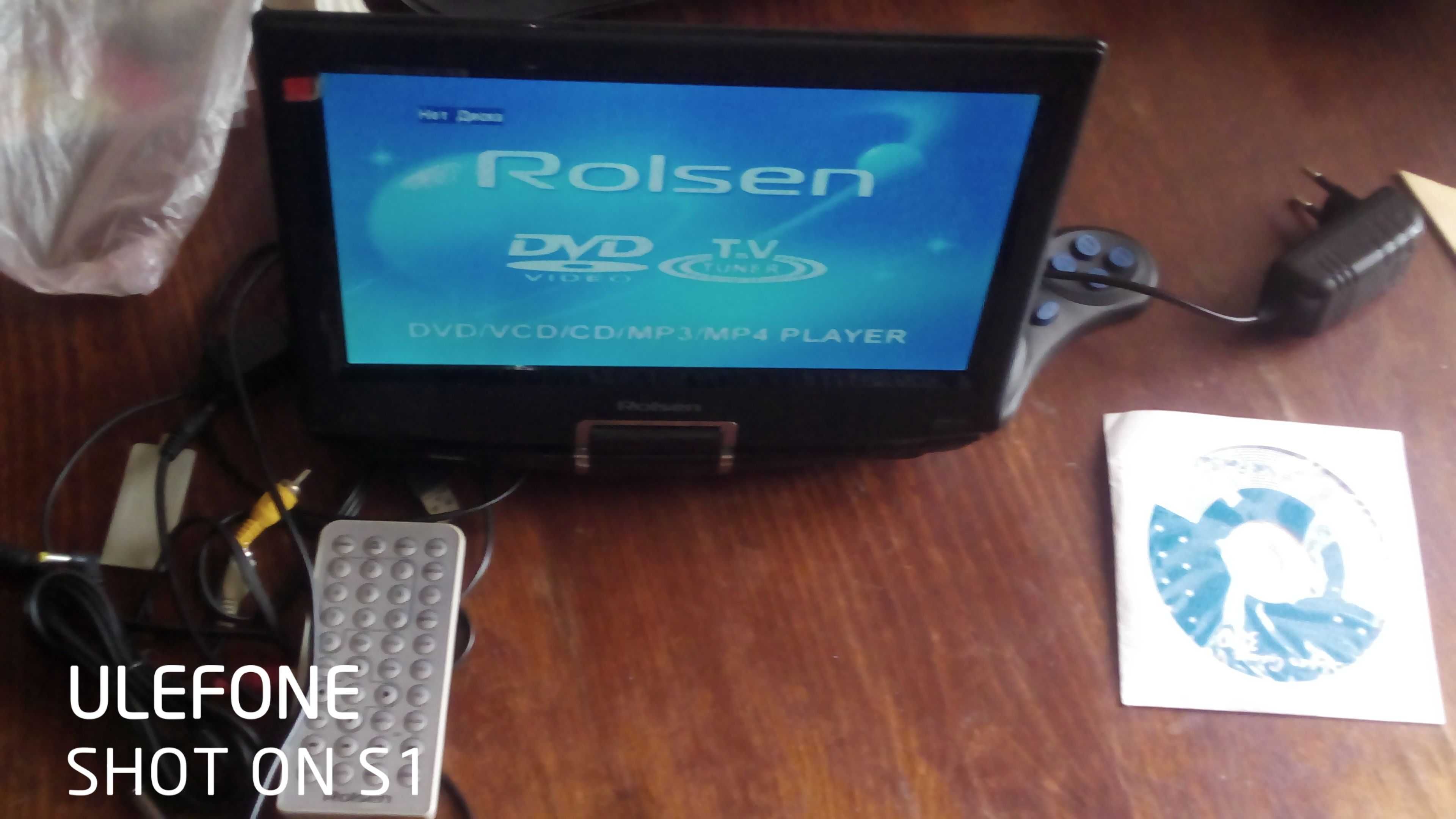 DVD,видео плеер"Rolsen rpd-10d09g"(радио, телевизор, игровая консоль).