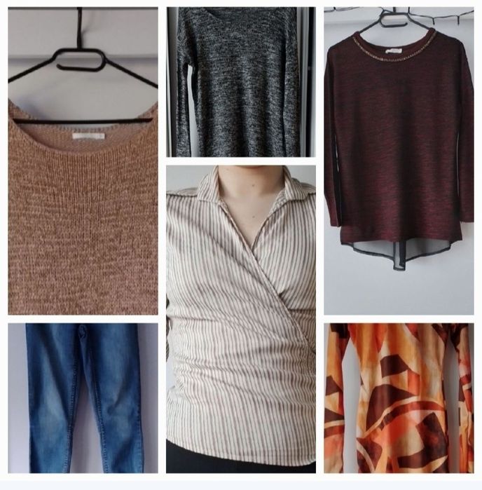 Zestaw damski jesień zima Zara Vero Moda rozm M