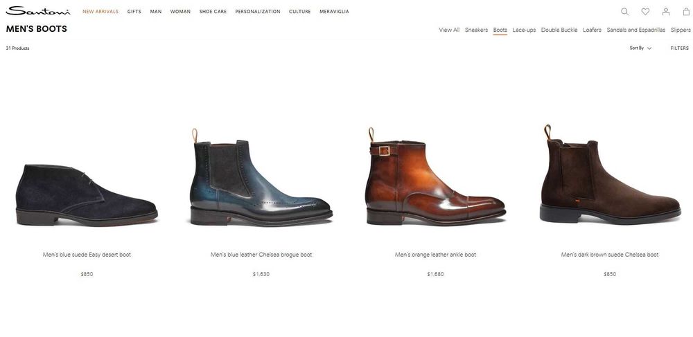 Шкіряні черевики Santoni 43 р. Оригінал Італія