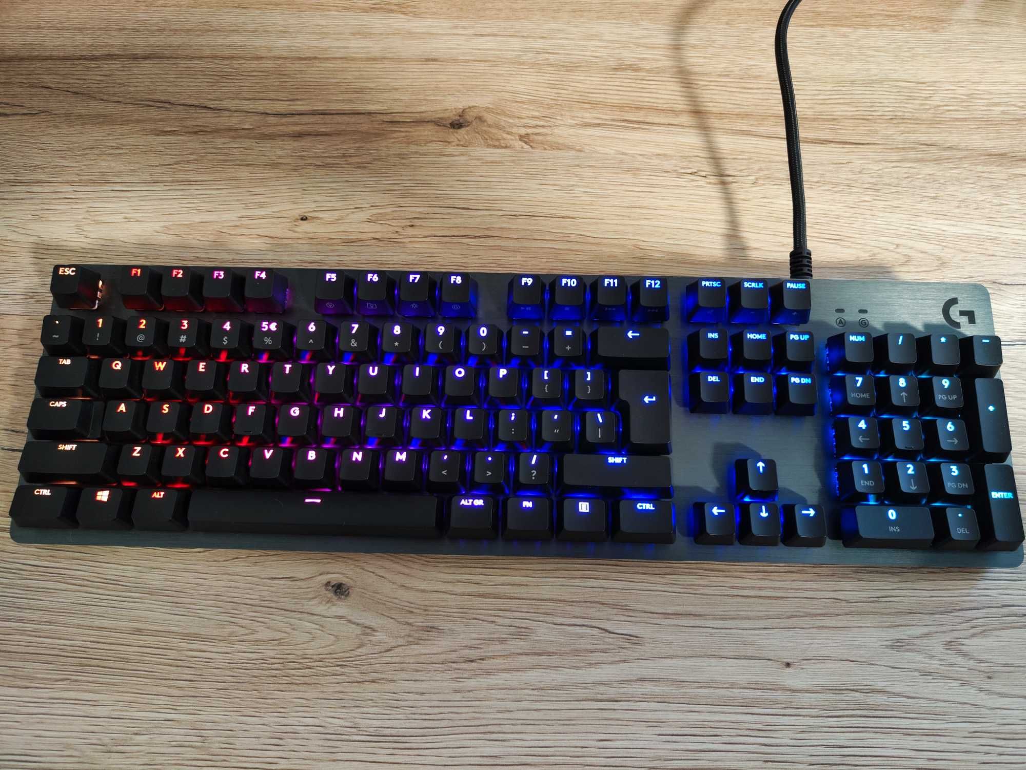 Klawaitura Logitech G512 carbon - red