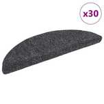Vidaxl Maty Na Schody Samoprzylepne 30 Szt. Ciemnoszary 56X17X3 Cm