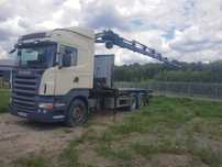 SCANIA R500 V8 2007r 6x2 BDF 6,80 HDS HIAB 288 rok prod 2005