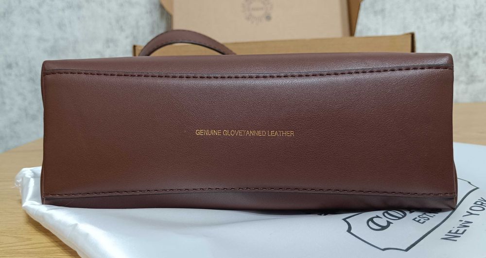 Сумка Coach Juliet шкіряна коричнева