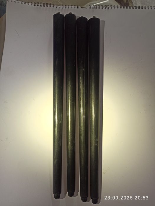 Ножки пластиковые, эпохи СССР, 4 штуки, длина 45см, Позняки