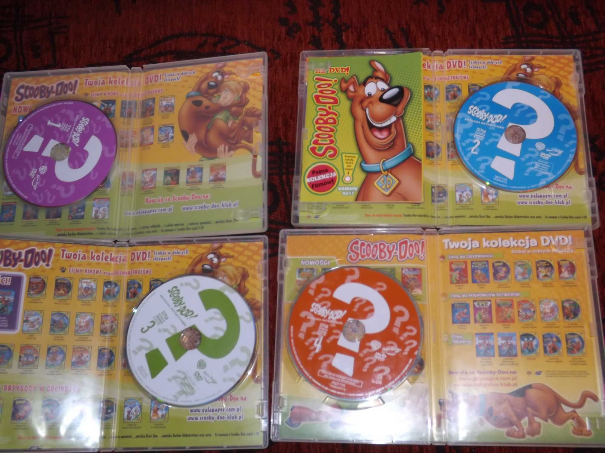 Scooby Doo 1,2,3,4 Brygada detektywów film bajka  dvd