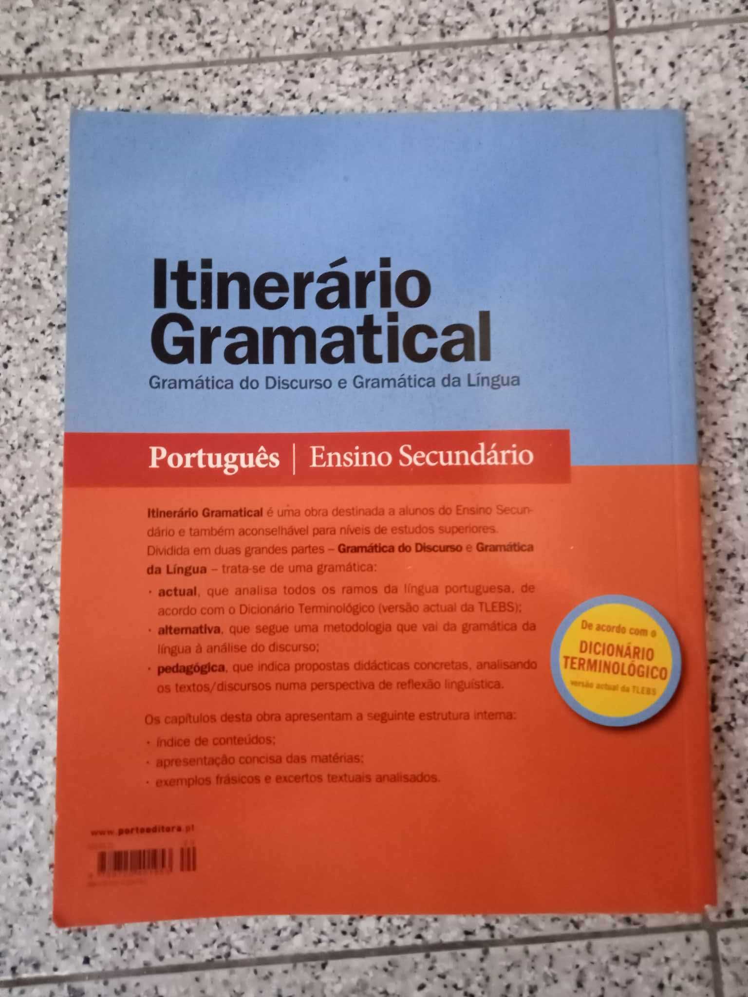 Livro Itenerário gramatical - Português