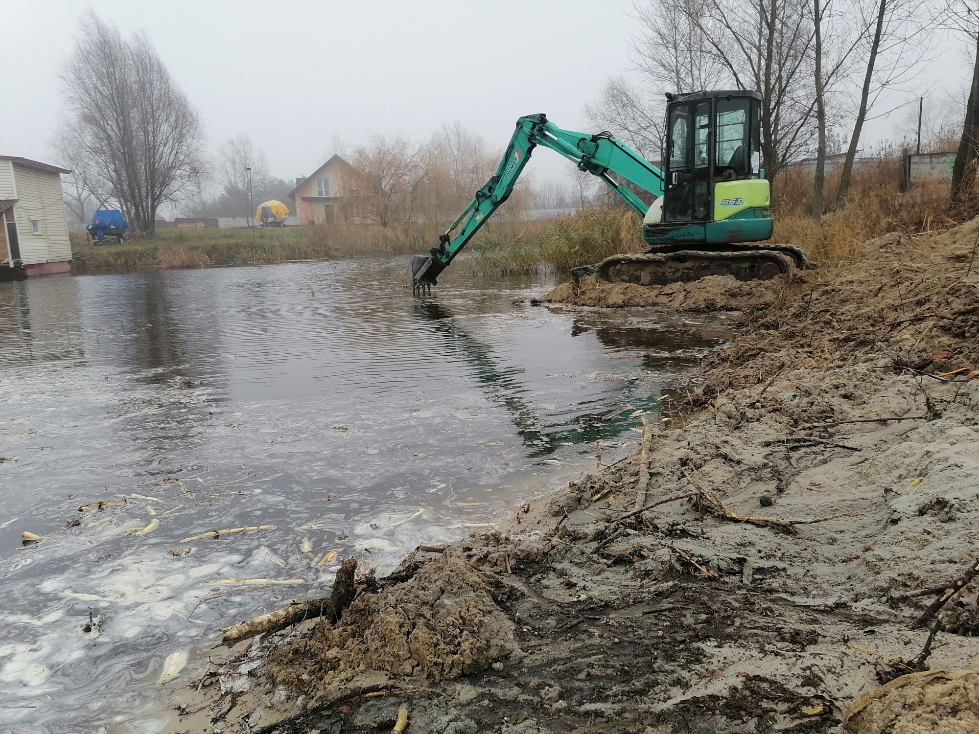 Услуги Оренда Послуги ескаватора міні  чистка озер ставків річок.