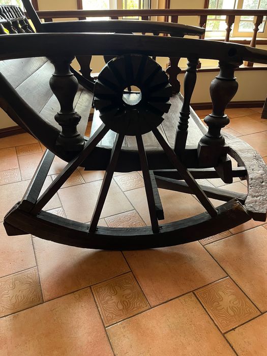 Baloiço vintage madeira antiga