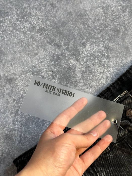 NFS NO FAITH STUDIOS baggy faded opium archive джинси широкие джинсы Л