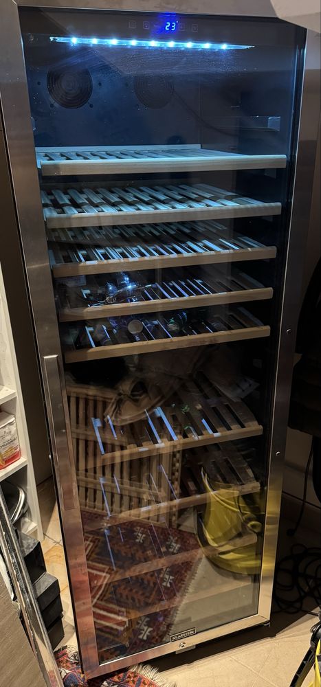 Lodówka do wina Klarstein 428l (166 butelek 0,75l) model Botella 450