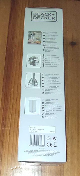 Varinha mágica pé INOX Moulinex - como NOVA - 1000W