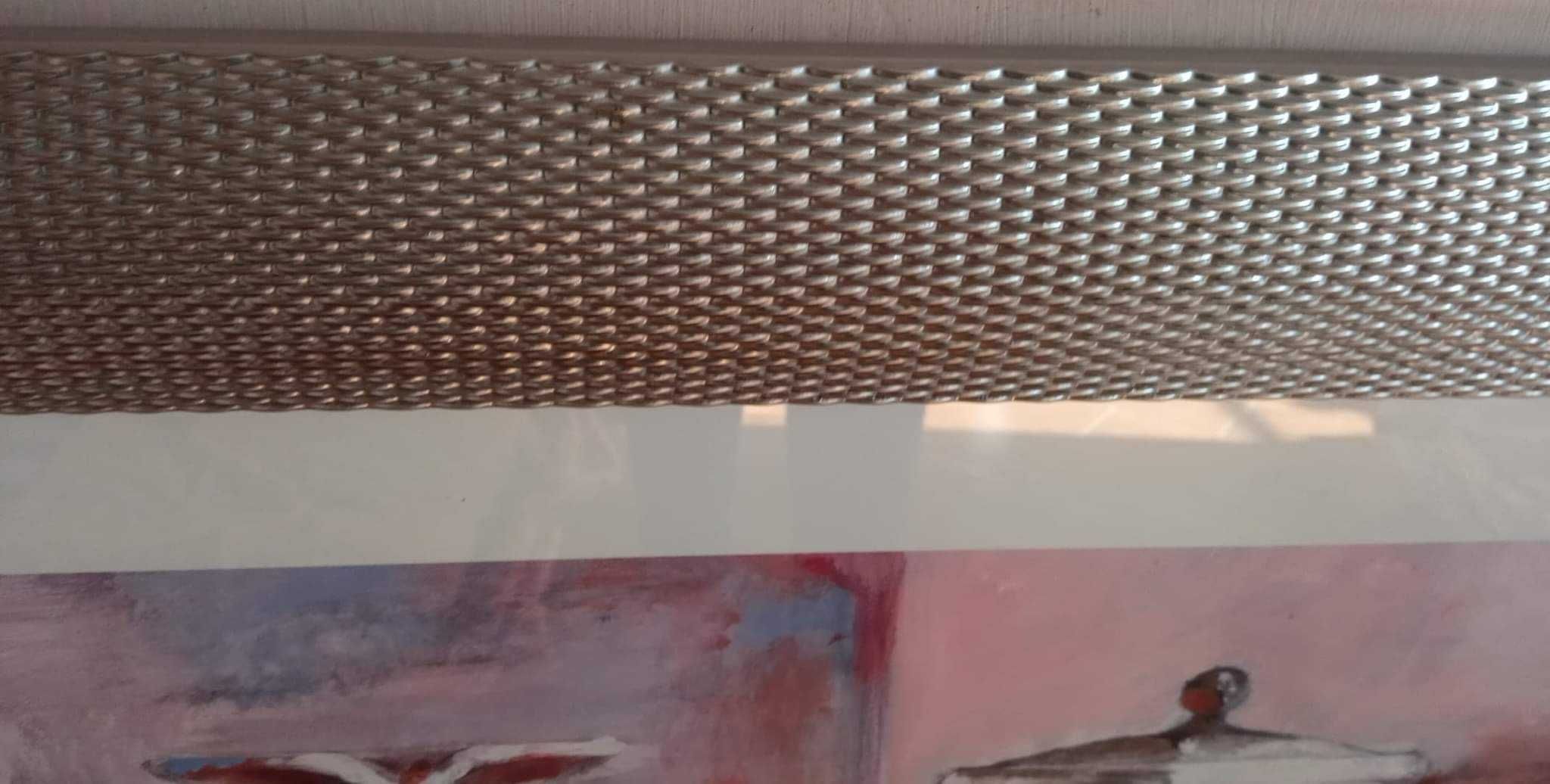Obraz w srebrnej drewnianej ramie wazony 73 / 92 cm obrazy rama