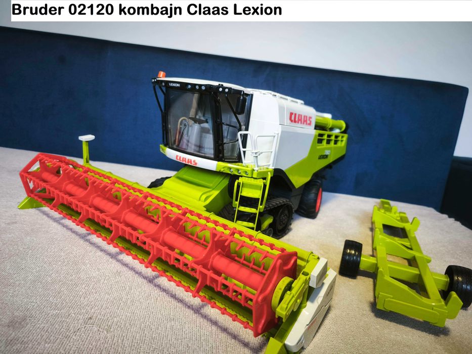 Bruder 02119 kombajn Claas na gąsienicach, duży Claas Lexion 780