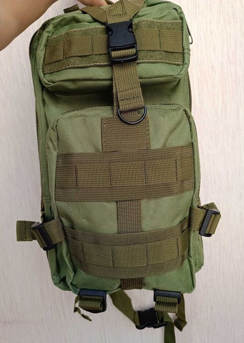 Олива рюкзак 25 л, військовий рюкзак з міцного нейлону