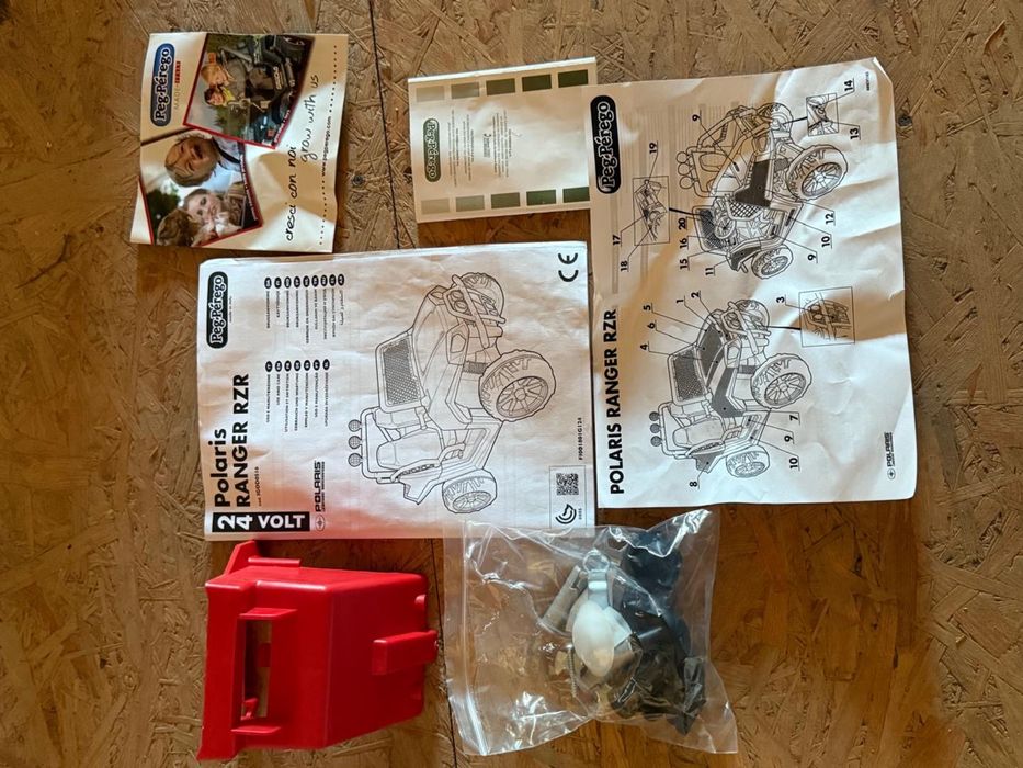 Дитячий електромобіль Polaris Ranger RZR 24V на два місця