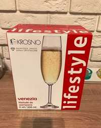 Kieliszki do szampana Krosno Venezia 6szt 200ml
