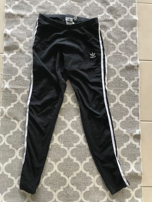 Adidas leginsy czarne xs
