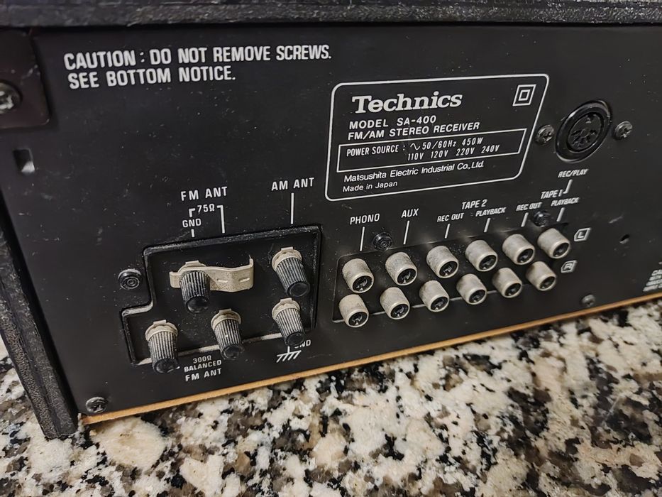 TECHNICS SA 400 Amplificador Reciver