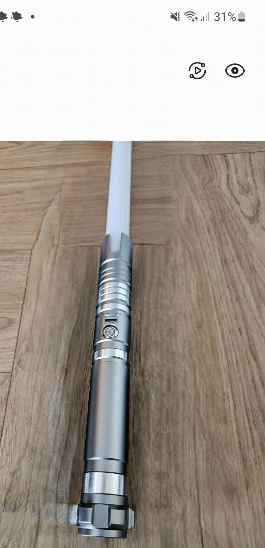 Miecz świetlny firmy saber theory