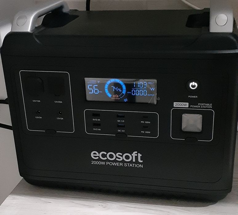 Зарядна станція 2000Вт/2048Wh, зарядная станция 2кВт ДБЖ  EcoFlow