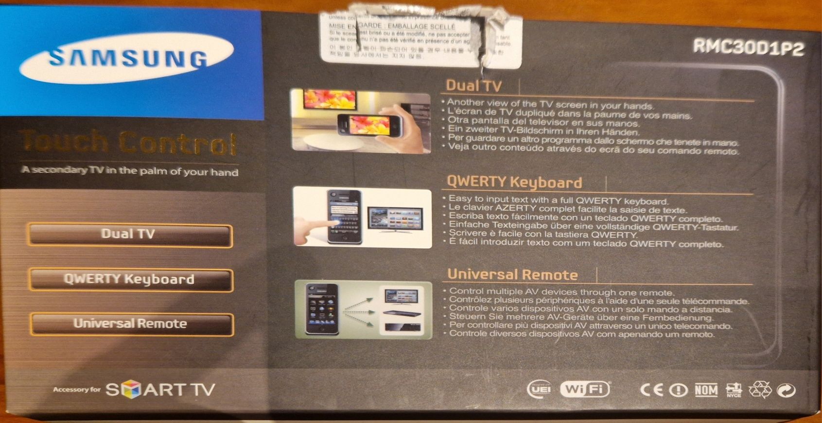 Comando para tv`s Samsung, Touch Control RMC30D1P2
