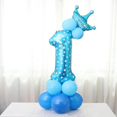 Balão N1 azul novo