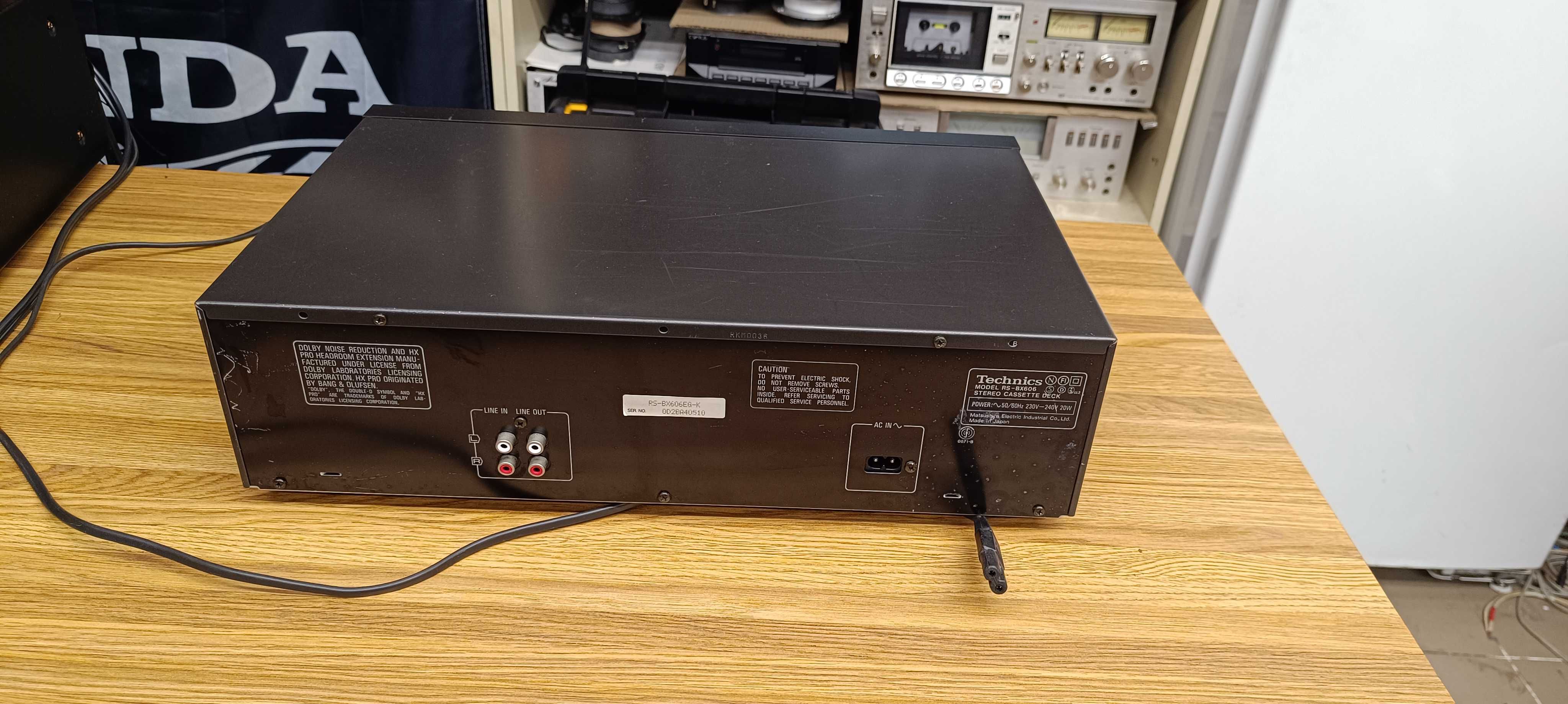 Кассетна дека Technics RS-BX606  (відео роботи !!)