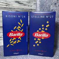 Макарони Barilla №26 risoni та №27 stelline
Вага 500 грам