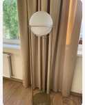 Stająca lampa  biała  kula lampa podłogowa