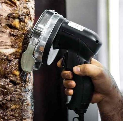 Faca para Kebab, Electrica, Nova, com 2 láminas.