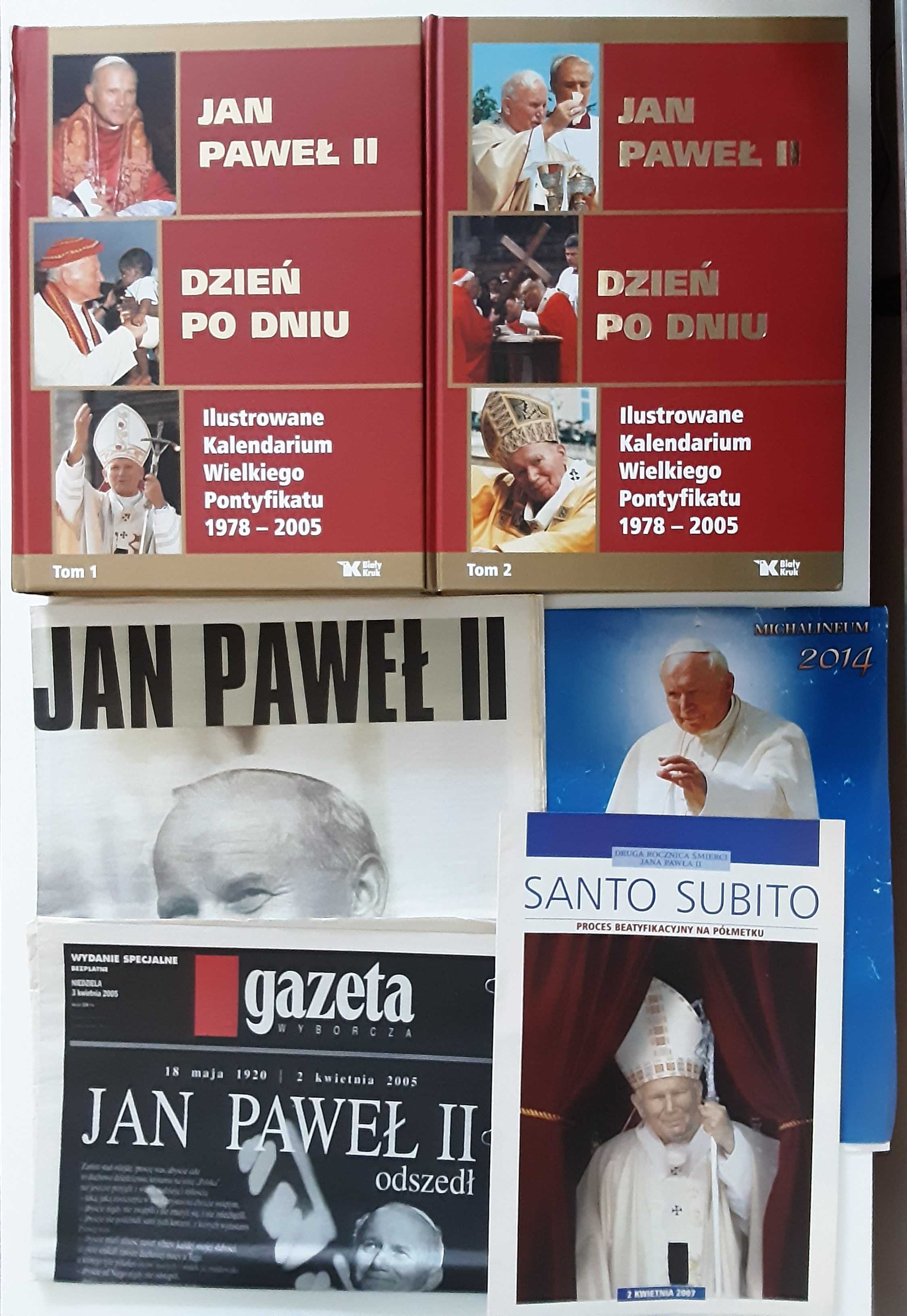 Jan Paweł II Dzień po Dniu gazety gazetki o papieżu