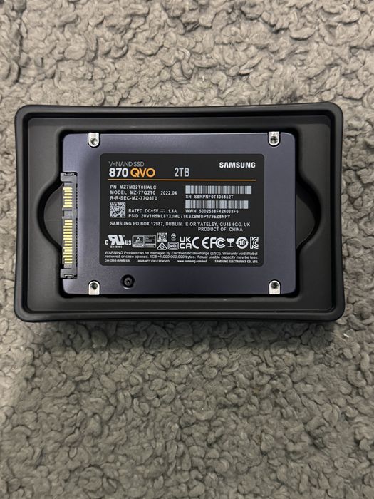 Ссд Samsung 2тб 870 QVO 2TB 2.5" SATA III QLC (MZ-77Q2T0BW)