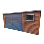 Garaż blaszany 4,5x3m domek ogrodowy PREMIUM