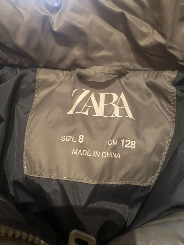 Пухове пальто Zara для дівчинки