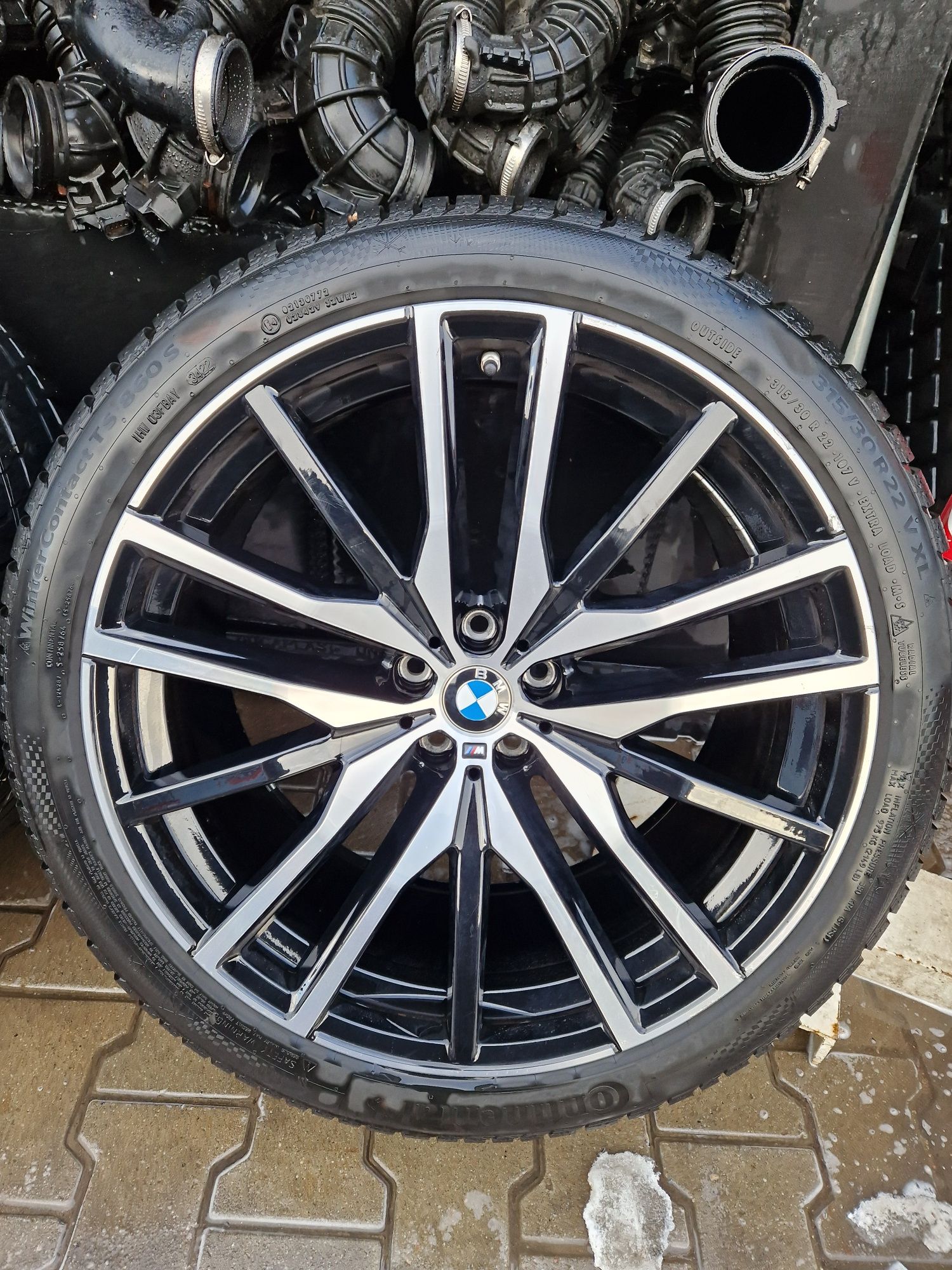 Oryginalne Koła BMW zima X5 X6 G05 G06 M-Power 275/35R22 315/30R22 7mm