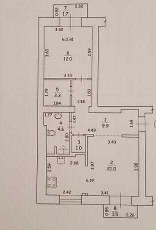 продам 2 кім  Поділ   вул.Верхній Вал 44