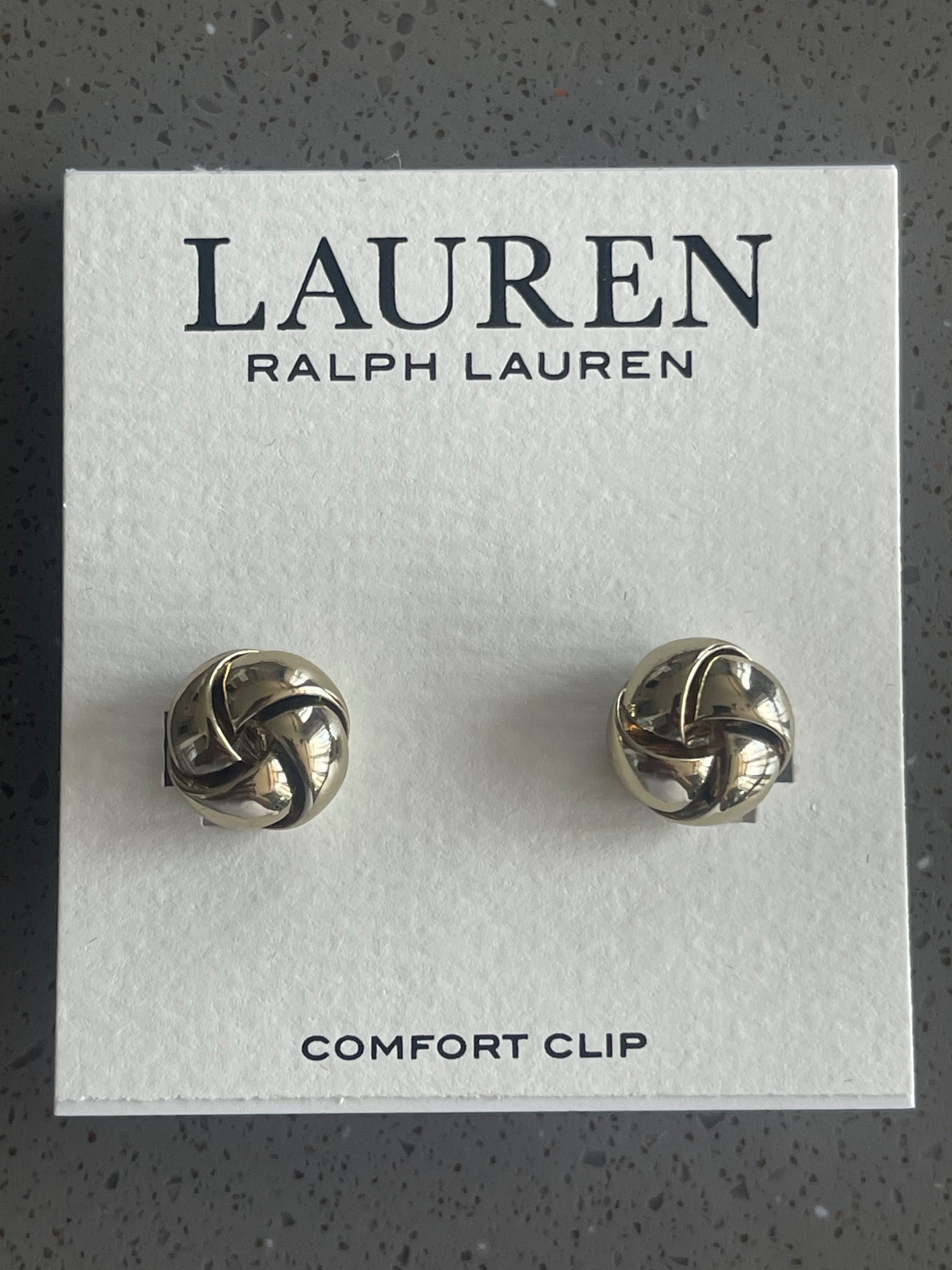 Ralph Lauren original Клипсы крупные, новые