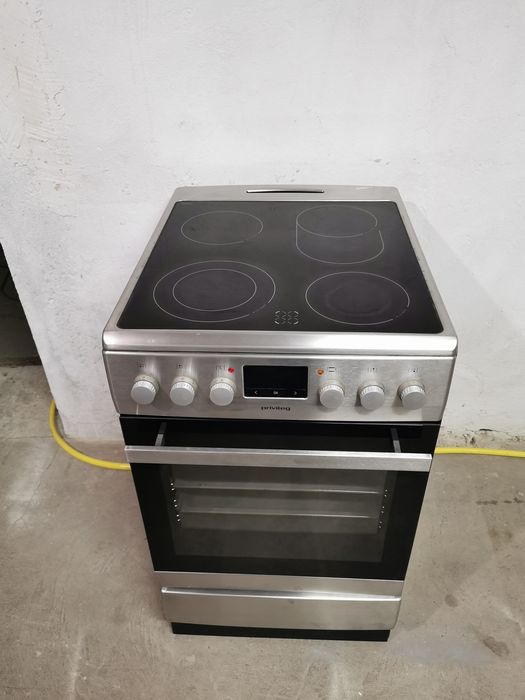 Електроплита Нержавійка! Склокераміка 50см !